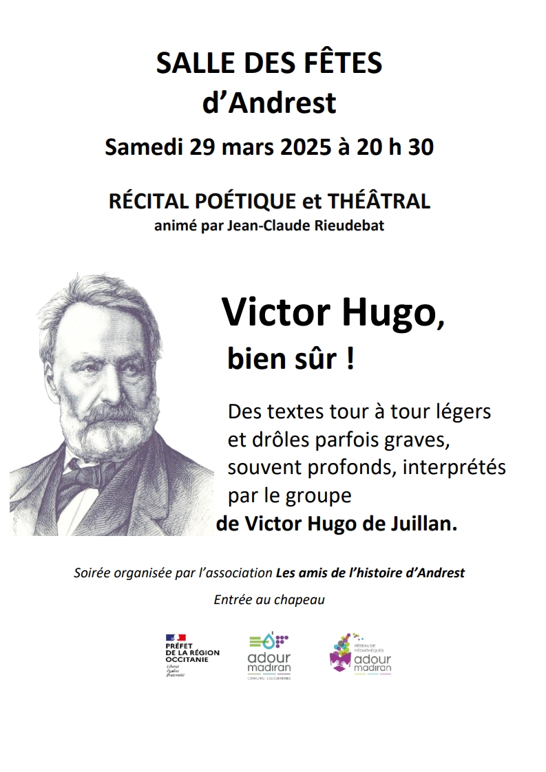 récital victor hugo
